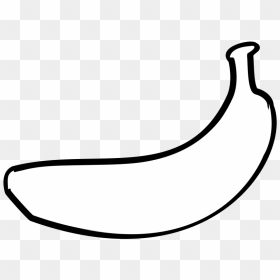 Banana Outline Svg Clip Arts - Saba Banana, HD Png Download - crown outline png