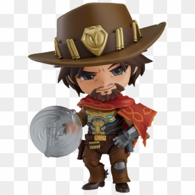 Mccree Classic Skin Edition 4” Nendoroid Action Figure - Mccree Nendoroid, HD Png Download - mcree png