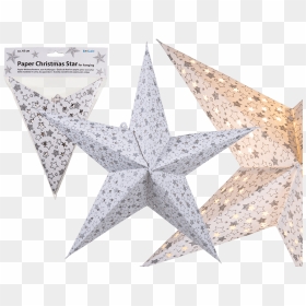 Transparent Christmas Star Png - White Christmas Star Paper, Png Download - christmas star png