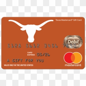 Mastercard Gift Card Fancardgift - Texas Longhorn, HD Png Download - texas longhorns logo png