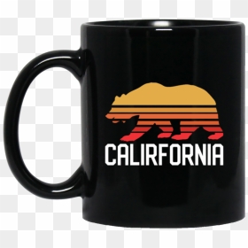 Retro California Bear Coffee Mug, Tea Mug - Mug, HD Png Download - california bear png