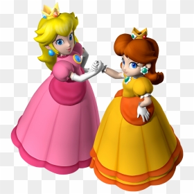 Princess Daisy Wikia - Princess Peach And Daisy, HD Png Download - princess daisy png