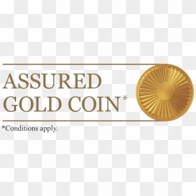 2 Gold Coins Free Tommy Hilfiger Round Analog Black - Signage, HD Png Download - tommy hilfiger logo png