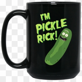 I"m Pickle Rick Coffee Mugs - Mug, HD Png Download - pickle rick face png