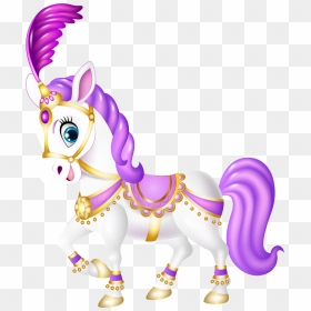 Cute Purple Pony Cartoon - Pony Cartoon Png, Transparent Png - unicorn clipart png