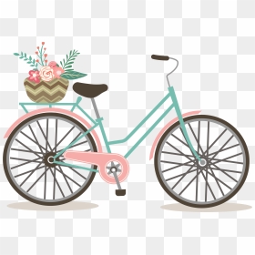 White Ring Cliparts - Vintage Bicycle Clipart, HD Png Download - vhv