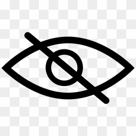 Png File Svg - Closed Eye Icon Png, Transparent Png - cross icon png