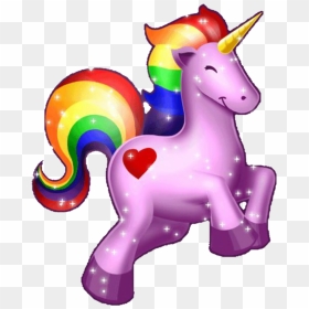 Unicorn Clipart , Png Download - Rainbow Unicorn Gif, Transparent Png - unicorn clipart png