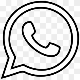 Computer Icon, Telephone Call, Icons, Logos, A Logo, - Whatsapp Logo Black And White, HD Png Download - call icon png