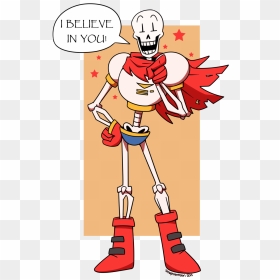 Transparent Undertale Papyrus Png - Undertale Believe In You, Png Download - undertale papyrus png