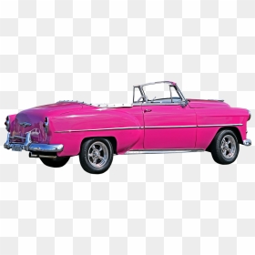 Pink Car Transparent Background, HD Png Download - cuba png
