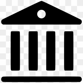 Bank Building - Bank Building Icon Png, Transparent Png - bank icon png