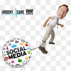 Chain Social Media, HD Png Download - ball and chain png