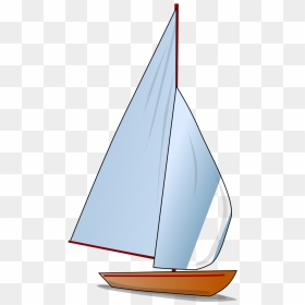 Black Sail Boat Svg Clip Arts - Sail, HD Png Download - boat clipart png