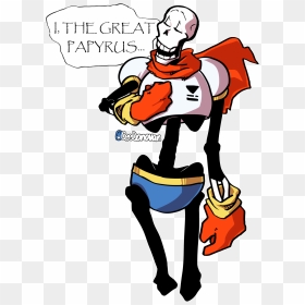 Cartoon, HD Png Download - undertale papyrus png