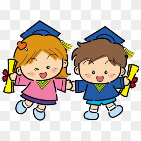 Graduation Clipart Daycare - Graduation Background For Kindergarten, HD Png Download - graduation clipart png