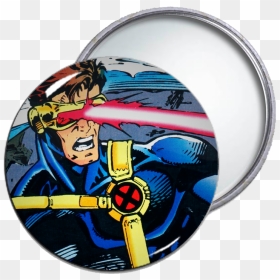 X-men"s Cyclops Pocket Mirror - Cyclops X Men Comic, HD Png Download - x men logo png