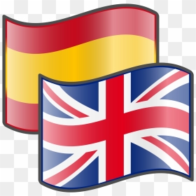 Transparent Ir De Compras Clipart - English And Spanish Flags, HD Png Download - spanish flag png