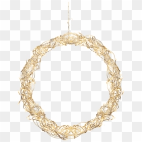 Wreath Curly - Kerstverlichting Krans, HD Png Download - gold wreath png