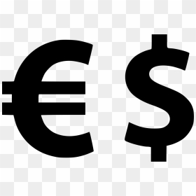 Euro Dollar Business Online Comments - Euro Dollar Symbol Png, Transparent Png - dollar icon png