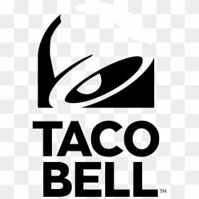 Taco Bell Black And White Transparent & Png Clipart - Taco Bell Black And White Logo, Png Download - taco emoji png