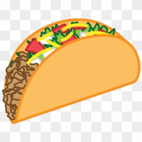 Tacos Clipart Taco Night, Tacos Taco Night Transparent - Taco Clipart Png, Png Download - taco emoji png