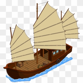 Chinese Junk Menu - Simpsons Tapped Out Boat, HD Png Download - boat clipart png