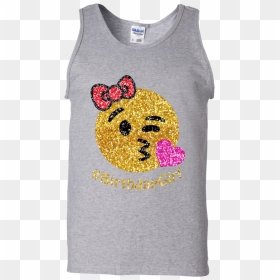 Birthday Emoji Shirt For Girls 100% Cotton Tank Top - Active Tank, HD Png Download - birthday emoji png