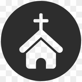 Church Icon 2 Large - Church Icon White Png, Transparent Png - church icon png