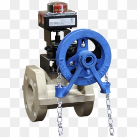 Chain Wheel Operated Ball Valve W/ Limit Switch - Chain Wheel For Ball Valve, HD Png Download - ball and chain png