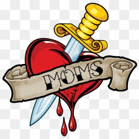 Mom Tattoo Png - Mom Heart Tattoo Png, Transparent Png - heart tattoo png