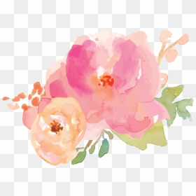 Transparent Pastel Flowers Png - Pastel Watercolor Flower Png, Png Download - pastel flowers png