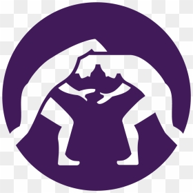 Silhouette Wrestling Large Bakupurple - Greco Roman Wrestling Logo, HD Png Download - wrestling silhouette png