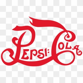 Pepsi Transparent Vintage - First Pepsi Logo, HD Png Download - vintage logo png