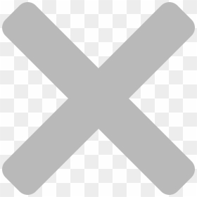Grey X Icon Png, Transparent Png - cross icon png