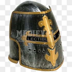 Medieval Knight Helmet - Motorcycle Knight Helmet, HD Png Download - knight helmet png