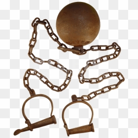 Leavenworth Prison Iron Ball And Chain - Leavenworth Prison Ball And Chain History, HD Png Download - ball and chain png