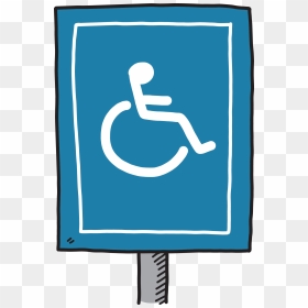 Transparent Return To Work Clipart - Handicap Parking Sign, HD Png Download - bathroom sign png