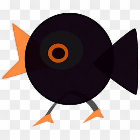Beak,vertebrate,bird - Clip Art, HD Png Download - black bird png