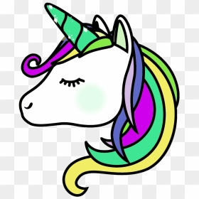 Transparent Rainbow Unicorn Png - Unicorn Png, Png Download - cute unicorn png