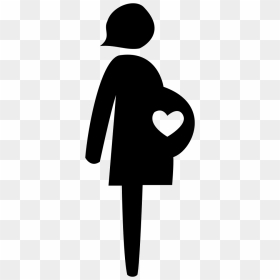 The Pregnant Mother - Pregnant Woman Icon Free, HD Png Download - pregnant silhouette png