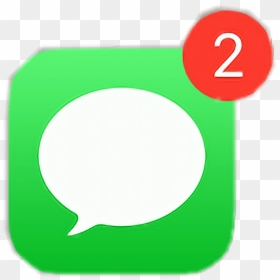 Messages App Notification Iphone Freetoedit - Iphone Message Notification Png, Transparent Png - notification png