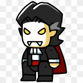 Scribblenauts Dracula Clip Arts - Scribblenauts Vampire, HD Png Download - dracula png