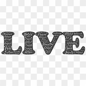 Live Typography Clip Arts - Typography Png, Transparent Png - live icon png
