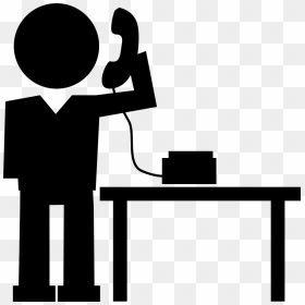 Calling Transparent Png - Answer The Phone Icon, Png Download - call png
