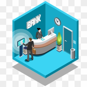 614 X 738 - Bank Self Service Icon, HD Png Download - bank icon png