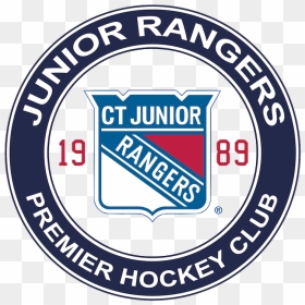 Connecticut Junior Rangers Hockey Club Logo, HD Png Download - new york rangers logo png