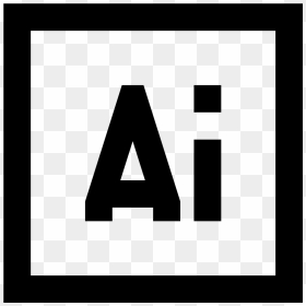 Adobe Illustrator Logo Vector - Black And White Adobe Illustrator Icon, HD Png Download - adobe icons png