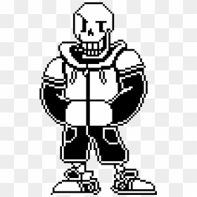 Underswap Papyrus Sprite V2 - Ts Underswap Papyrus Battle Sprite, HD Png Download - papyrus png