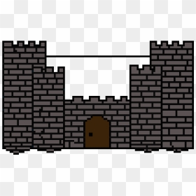 Castle Wall Pixel Art , Png Download - Castle Wall Pixel Art, Transparent Png - castle wall png